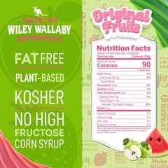 Wiley Wallaby Licorice 10 Ounce Classic Gourmet 10 (Pack of 1), Green