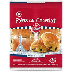 La Boulangere Pains Au Chocolat, Chocolate Croissants, Individually Wrapped, Non