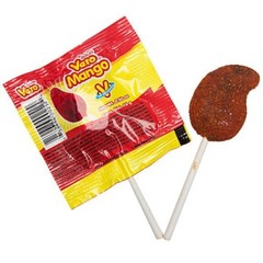 VERO MANGO PALETA 40Pc, Mango Chili Lollipops, Paletas de Mango Mexican Candy
