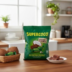 TURRON NATURAL COCONUT CANDY 50 COUNT