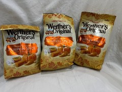 3 BAGS NEW 2025 WERTHER’S HOLIDAY PUMPKIN SPICE CHEWY CARAMEL CANDY 8.57 OZ EACH