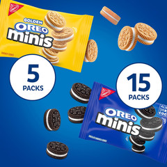 Mini Mix Sandwich Cookies Variety Pack, 20 Snack Packs