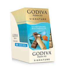 Godiva Chocolatier Signature Salted Caramel Milk Chocolate Mini Gourmet Chocolat