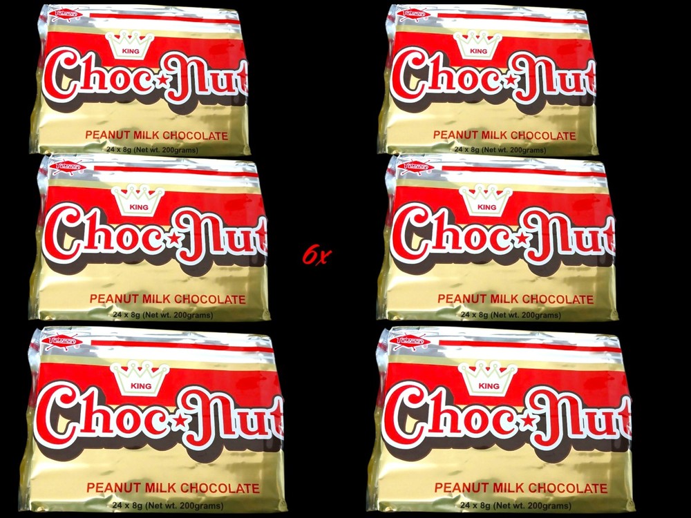 King Choc Nut Peanut Milk Chocolate 6x (lot of 6)