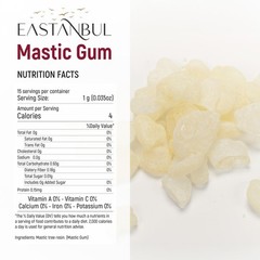 Eastanbul Mastic Gum Chewing Gum, 0.53oz(15g) 1 Count (Pack of 1)