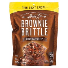 Brownie Brittle, Chocolate Chip, 5 oz (142 g)
