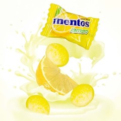 MENTOS FRUIT Chewy Candy, Strawberry, Orange, Lemon – Fun Size Minis (2 Pounds)