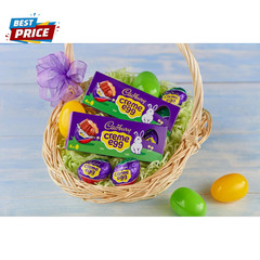 CREME EGG Chocolate with Fondant, Easter Candy Eggs, 1.2 Oz (4 Count)