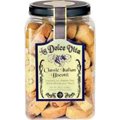 4 PACK La Dolce Vita Classic Italian Almond Biscotti, 40 oz