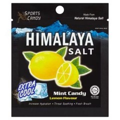 Himalaya Salt Sport Candy Lemon Mint Sweets – Bulk 12 Pack Boxes(3, 6, or 9 Box)