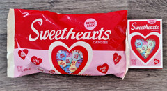 Sweethearts Sugar Candy Conversation Hearts Retro Bag Valentine 10.5 oz & Box