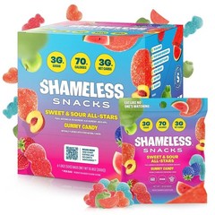 Shameless Snacks Sweet & Sour All-Stars, 6 pack