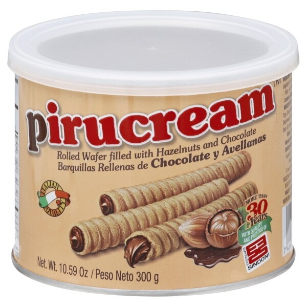 3 Pack Pirucream o Chocolate y Avellanas Oblea 10.59oz. 300 gramos