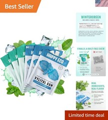 Natural Chewing Gum 84 Count – Plastic-Free Mint, Gluten-Free & Dairy-Free