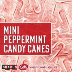 Convenient 260 Count Mini Candy Canes Tub – Peppermint Flavor for Any Occasion