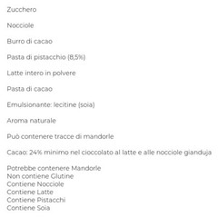 Novi Chocolate | Tablet Cuadro Pistacchio Novi | 3,8 Oz /110 Gr