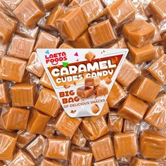Classic Chewy Caramel Squares Candy Individually Wrapped (1 Pound Pack)