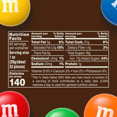 M&M’s Milk Chocolate Candy – 2 Pack Bundle (62 oz Each, Total 124 oz)
