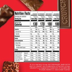 60 Count Assorted Fun Size Chocolate Candy Bars Butterfinger Crunch Baby Ruth…