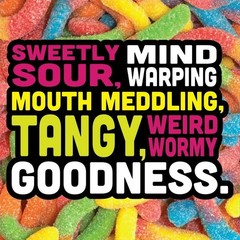 Trolli Sour Brite Crawlers Candy Sour Gummy Worms 28.8 Ounce Resealable Bag