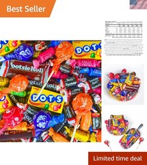 1lb Tootsie Roll Assorted Candy Variety Pack with Gluten-Free Fun Size Treats