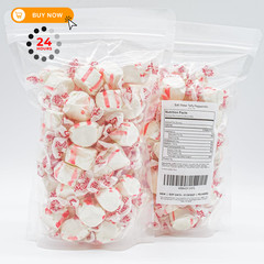 Salt Water Taffy Peppermint Flavor 1 lb – Individually Wrapped, Old 1 pound