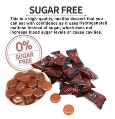 KOREAN NO SUGAR BLACK GINSENG CANDY 200g SUGAR FREE SUGARLESS SWEETS