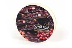 Gourmet Round Dark Chocolate with Cranberries & Hazelnuts 500g 17oz