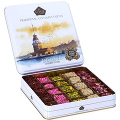 Turkish Delight Assortment, Pistachio, Hazelnut, Walnut