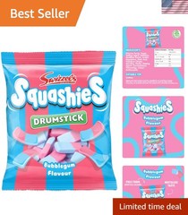 Bubblegum Squashies – Fluffy Pink & Blue Candy Treats for Kids (140 Count)