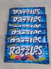 6x Packs Razzles Original Assorted Flavor Candy Gum 1.4oz Fast Shipping 3/2028