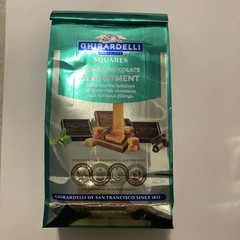 Ghirardelli Holiday Chocolate Assortment Dark Chocolate Mint Caramel BBD05/31/26