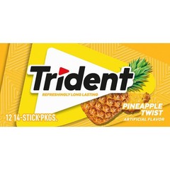 Trident 2ct- Sugar Free Variety Flavor Gum, 14 Sticks Each