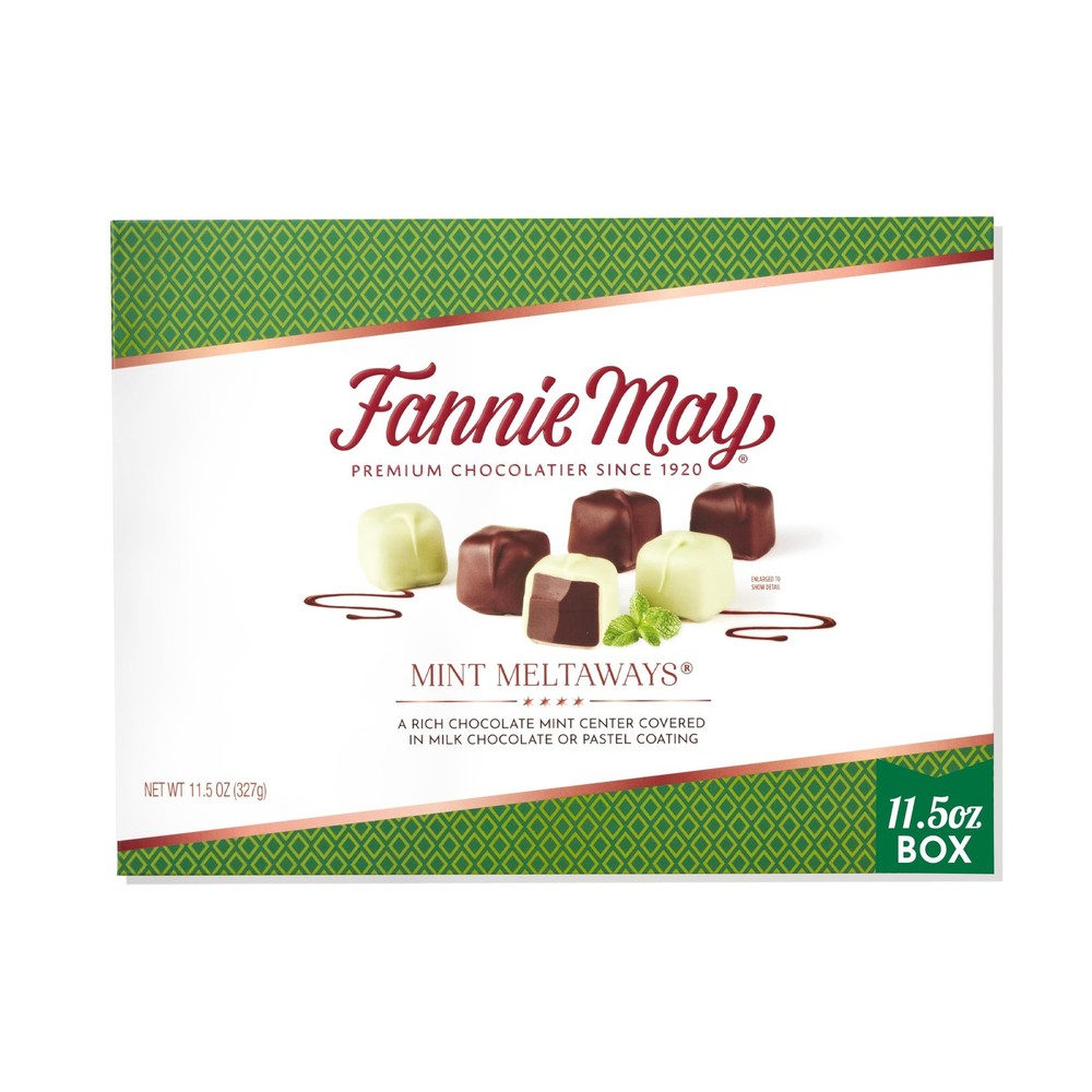 Milk Chocolate Mint Meltaways Gift Box – 11.5 oz Gourmet Treats