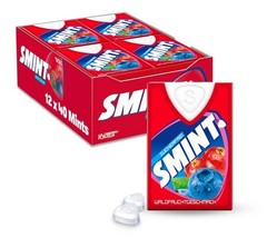 12x Smint Forest Wildberry Pastilles, Sugar-Free Mints – Ships from Germany!