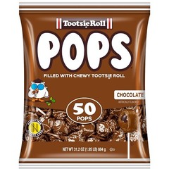 Single Flavor Bag – Chocolate Flavored Lollipops with Chocolatey Ce