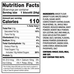 Limone Biscotti, Individually Wrapped Italian Lemon Cookie Snacks, 25 Serving…