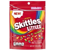 Skittles Littles Tiny Skittles Original Flavor Bite Sized Candy 7.2 oz