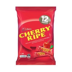 Cadbury Cherry Ripe Multipack 12 Count (Pack of 1), dark brown