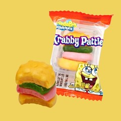 Hamburger Shaped Gummy Candy Individually Wrapped Pack of 2 for Parties