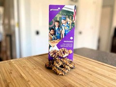 Girl Scouts Samoas Caramel Coconut Chocolate Cookies Box Cookie & Biscuit
