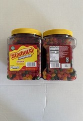 2 Starburstt Original Assorted Jelly Beans Chewy Candy Resealable Jar (54 oz.)