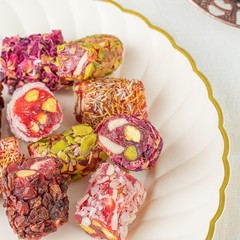 Zaitoune Turkish Delight Mix – 9 oz | Luxury Coatings of Pomegranate, Pistach…