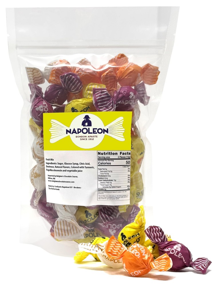Sour Fruit Balls Individually Wrapped Hard Candy Sour Fruit Mix Gluten-Free, …