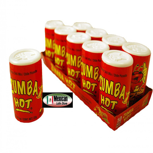 Zumba Pica hot hot’n spicy chili mix 10ps in box 7.8oz (220g) Mexican candy