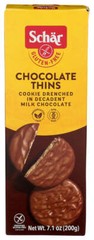 Schar Gluten Free Chocolate Thins Cookies 7.10 Oz