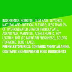 EXTRA Spearmint Sugarfree Chewing Gum, 15 Pieces (Pack of 16)