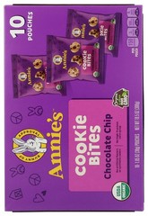 Annies Organic Chocolate Chip Cookie Bites, 10 Pouches, 10.5 Oz – 3 Pack