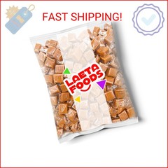 Caramel Cubes Candy | 1 Pound Bag – Approx. 65 Count | Classic Chewy Treat, Indi