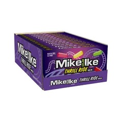 (12) Mike and Ike 4.25 oz. THRILL RIDE Mix Chewy Candy Limited Edition BB 5/2027
